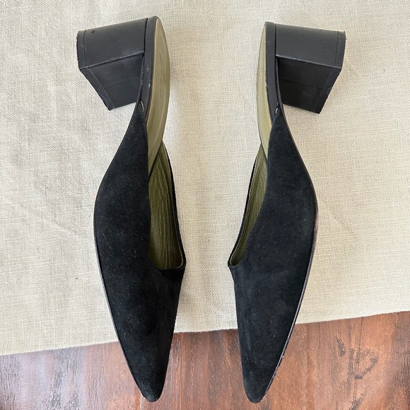 LOU Eva Mule in Black Italian Suede Leather - Picture 5 of 11